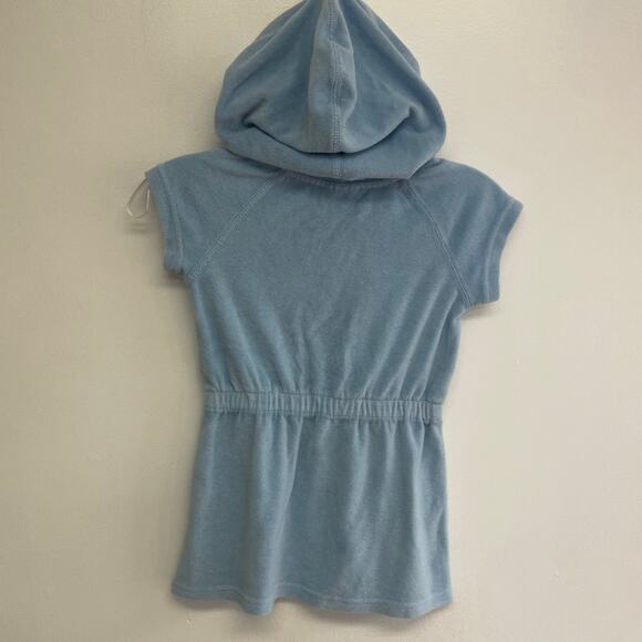 Hanna Andersson Light Blue Hooded Swim Cover-Up Sz 100 (4 ) - Picture 3 of 6